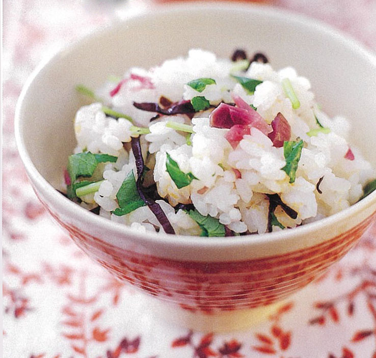 しば漬けごはん