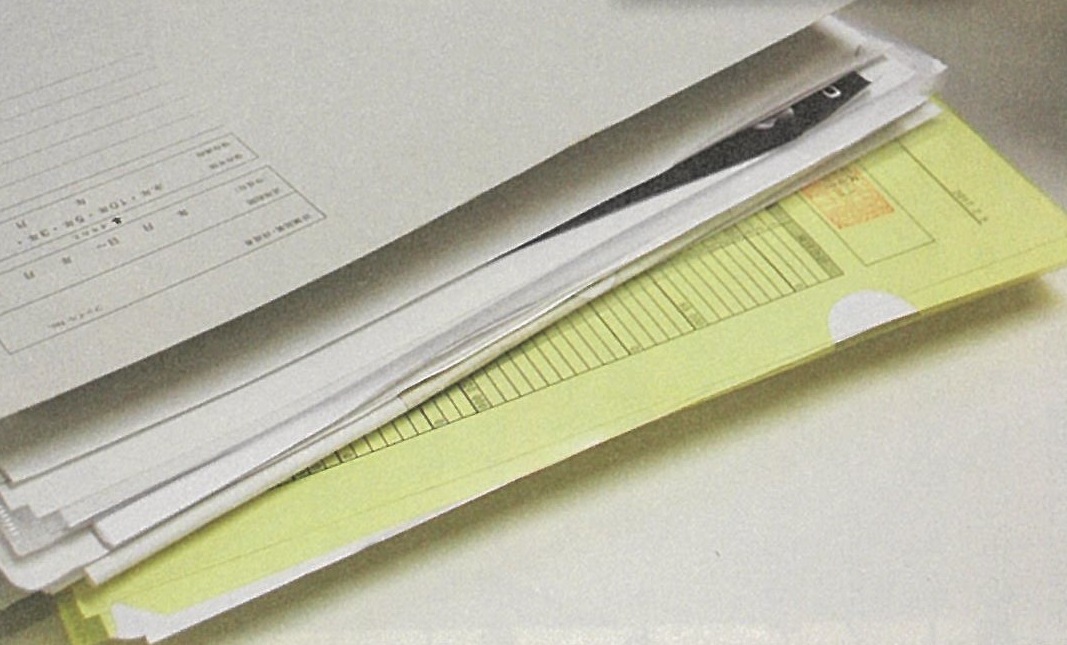 黄色のファイル