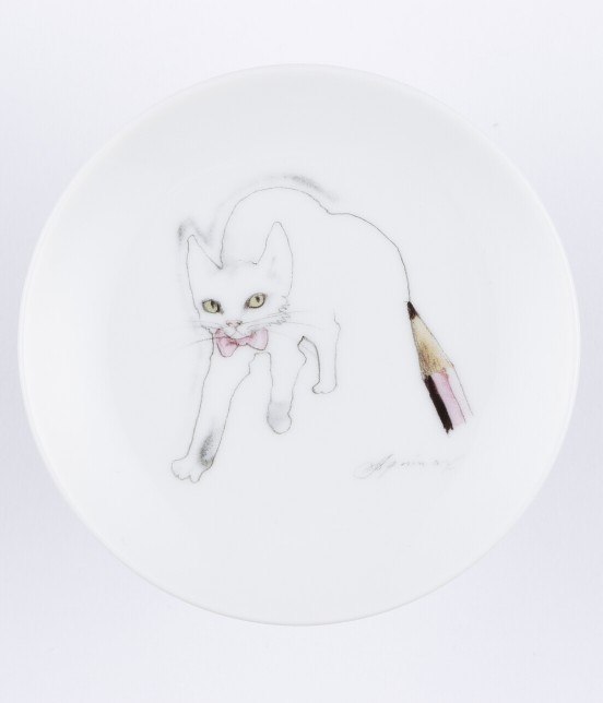 アダム エ ロペ ル マガザン　オリジナルねこ豆皿