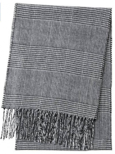 グレンチェックマフラー