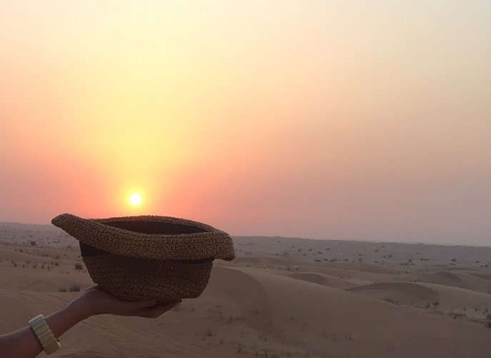 日の入りの瞬間