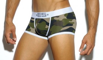 【ESコレクション】迷彩柄 ベーシック ミニボクサーパンツ 【ESコレクション】迷彩柄 ベーシック ミニボクサーパンツ