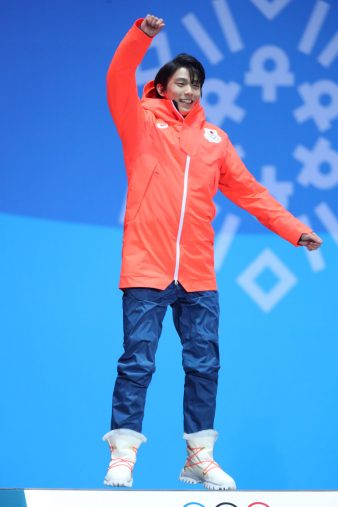 羽生結弦選手笑顔