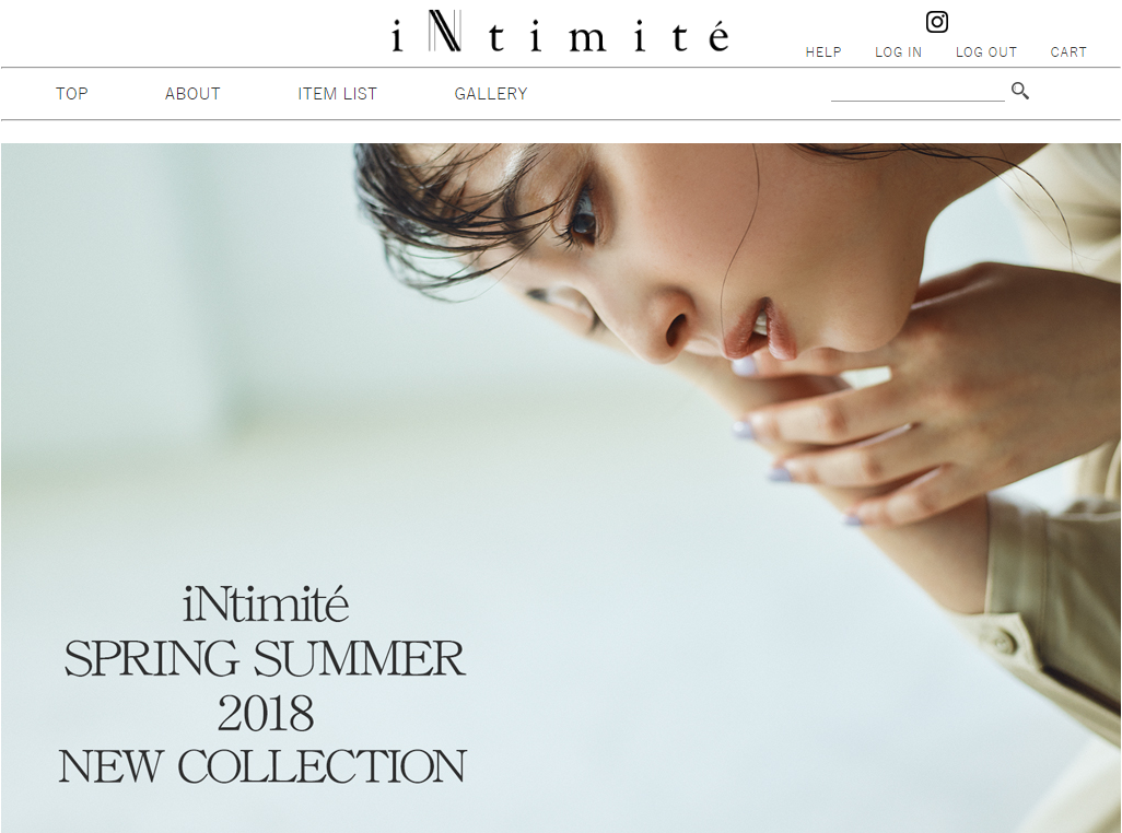 佐々木希「intimite（アンティミテ）」
