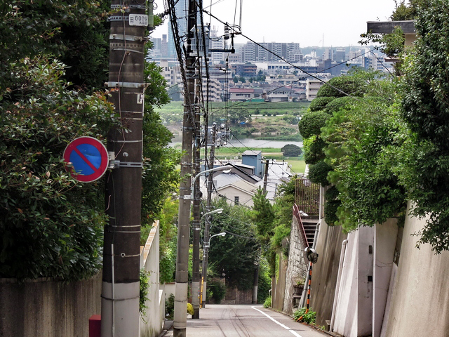田園調布の坂