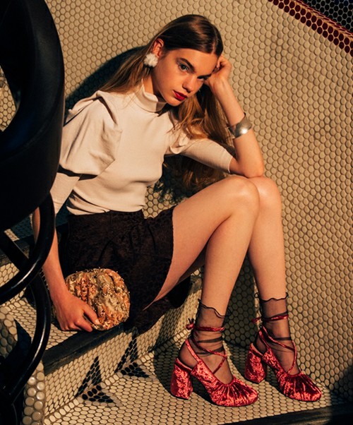 シースルーのソックス