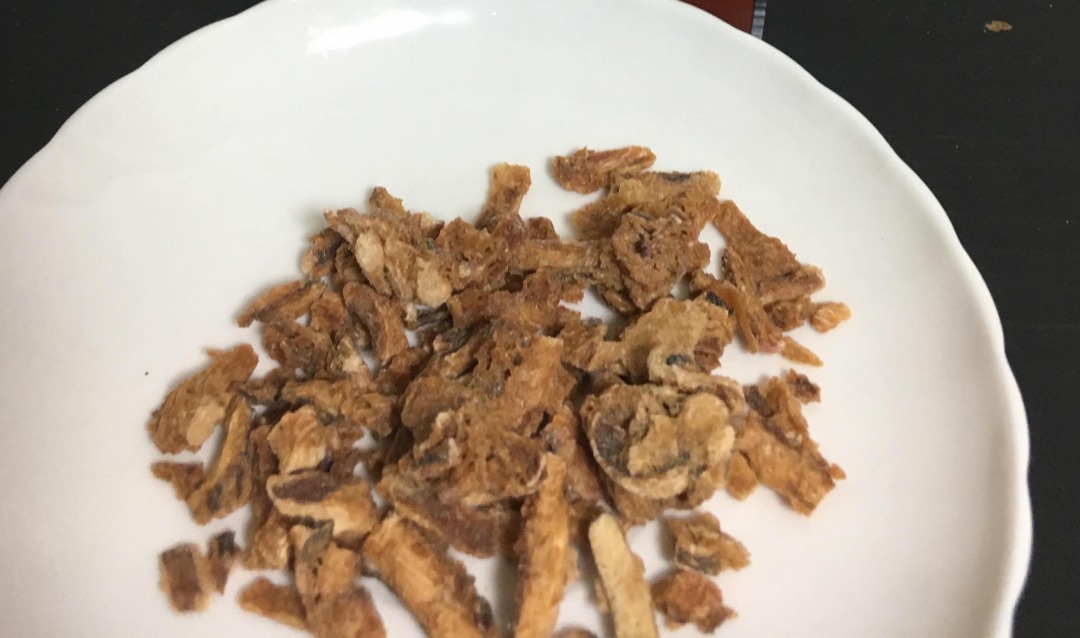 「塩辛、干しちゃった」