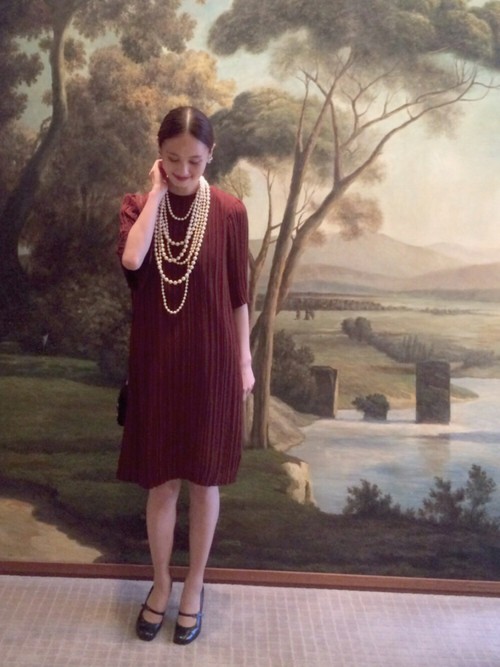 コットンパールのネックレス