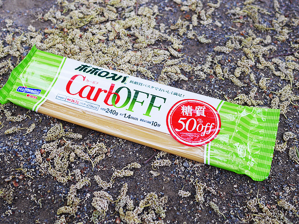 はごろも　ポポロスパカーボフ（糖質50％オフ乾麺）