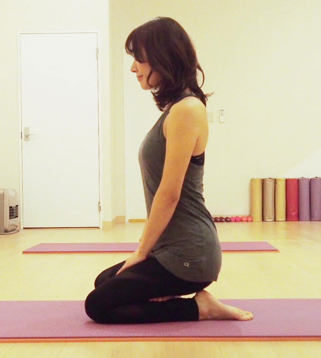 ゆっくりと腰を下ろしていく