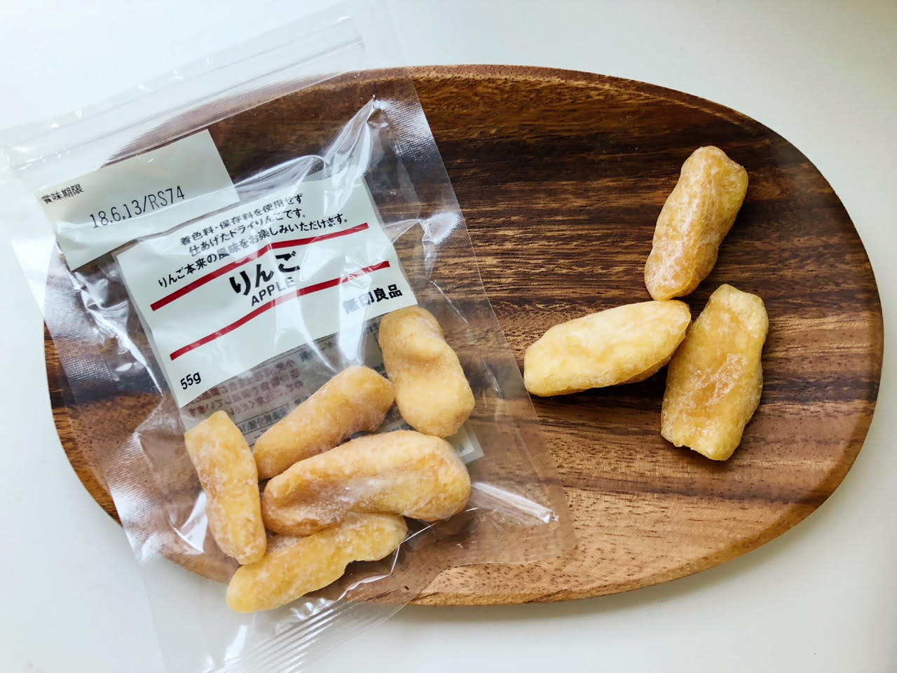 「まんまのドライフルーツ りんご」