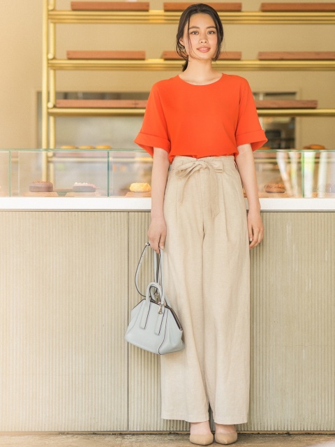 ドレープTブラウス