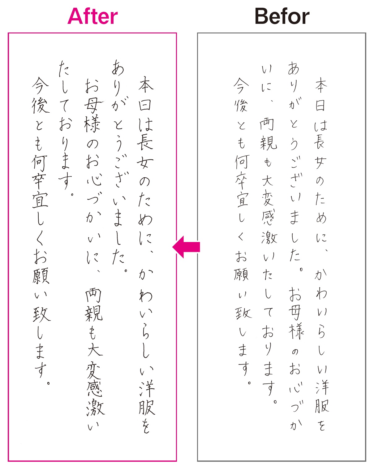 ビフォーアフター