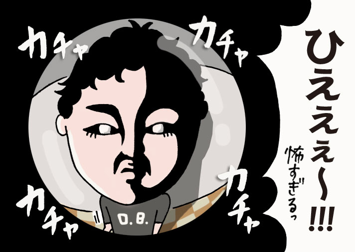 ドアノブをまわすストーカー