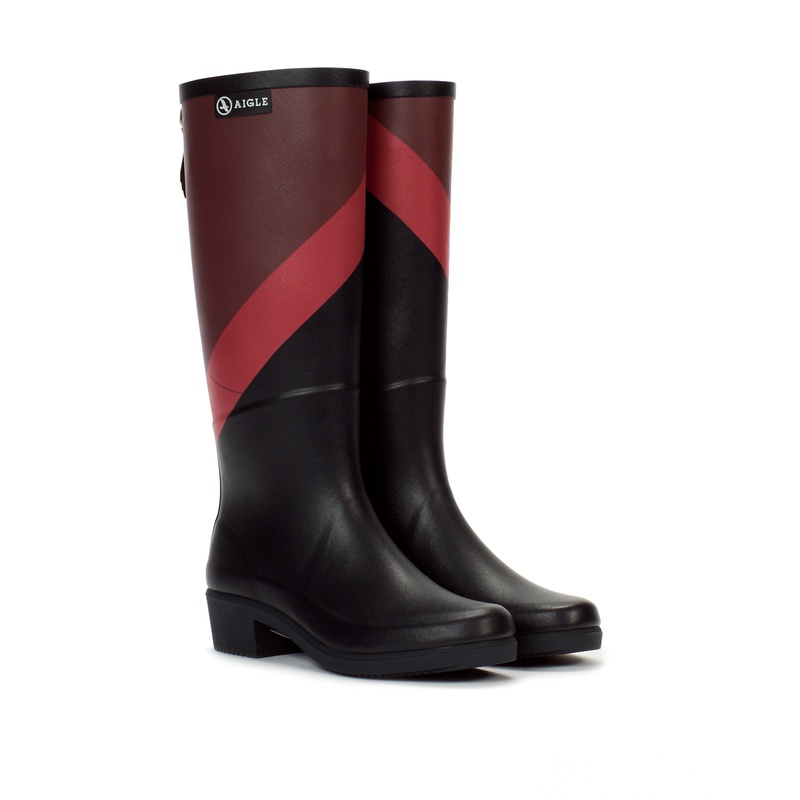 エーグル「レディース ミスジュリエット プリント ラバーブーツ」