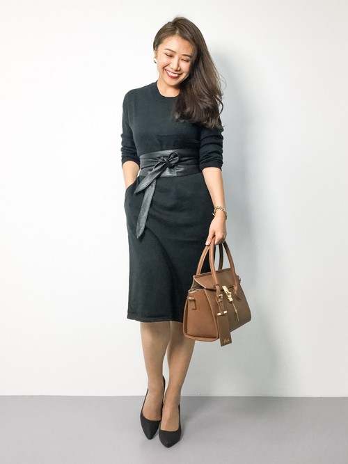 ブラック着こなし