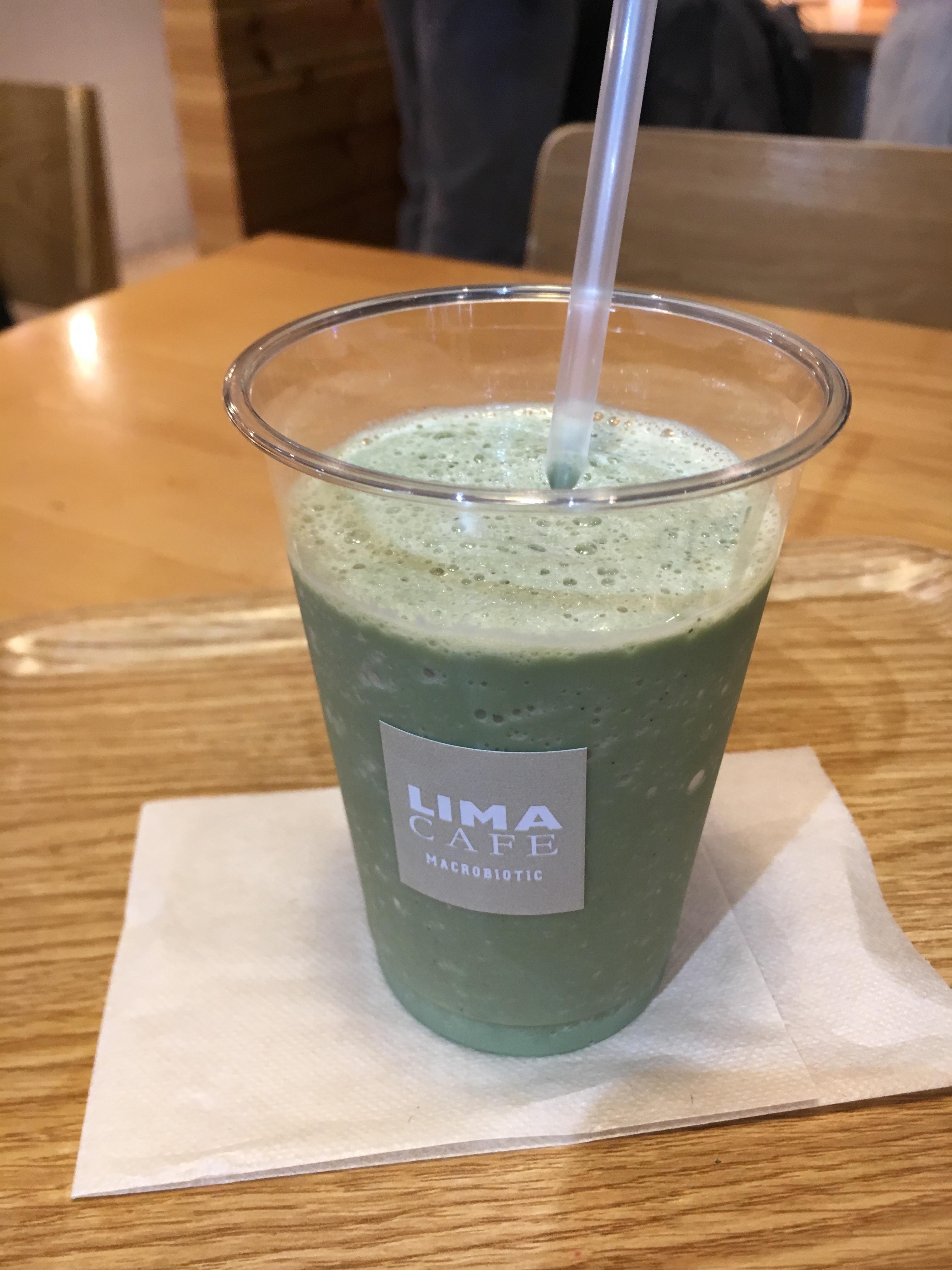 ヨモギ豆乳ドリンク