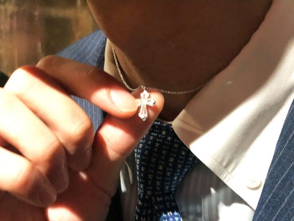 葵さんのグラフのネックレス