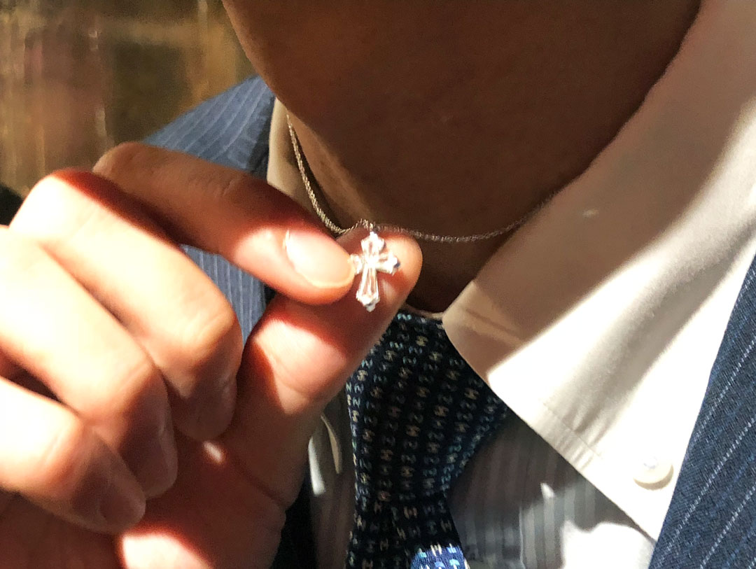 葵さんのグラフのネックレス