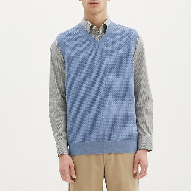 Vネックベスト
