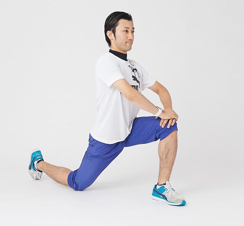 腸腰筋を伸ばす