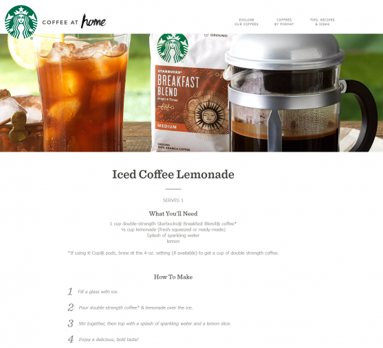 アイスコーヒーレモネード