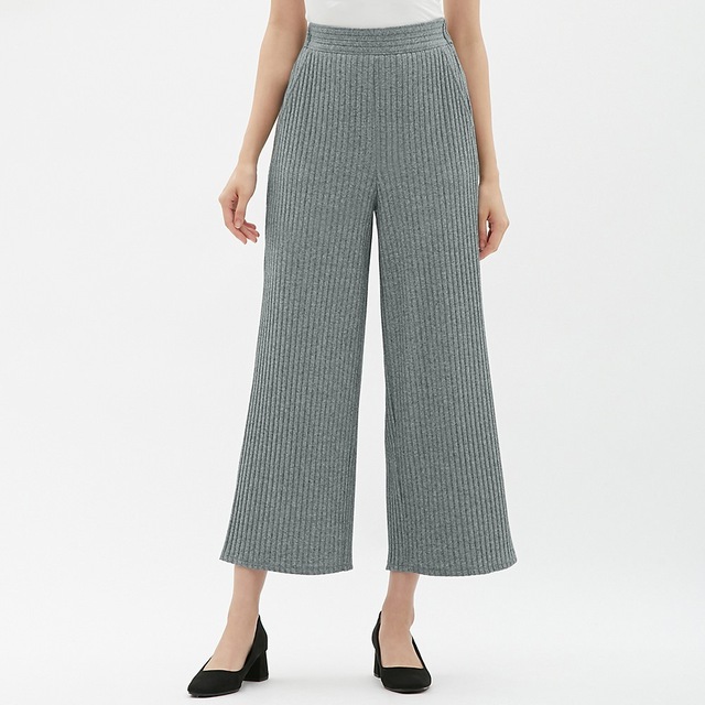 GUリブワイドパンツ