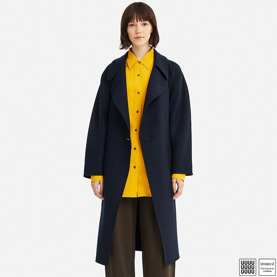 ダブルフェイスラップコート