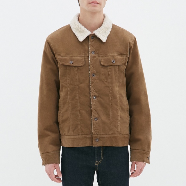 GUコーデュロイボアジャケット