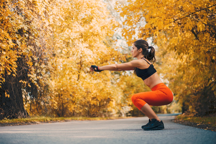 スクワット、筋肉女子、トレーニング