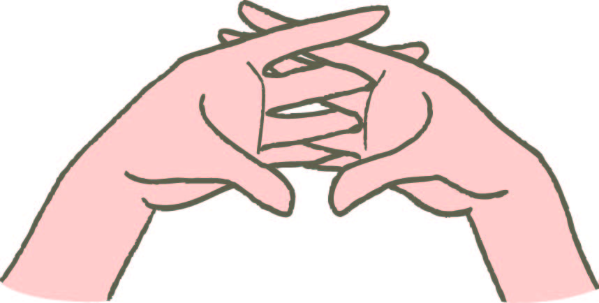 睡眠ストレッチ指組み