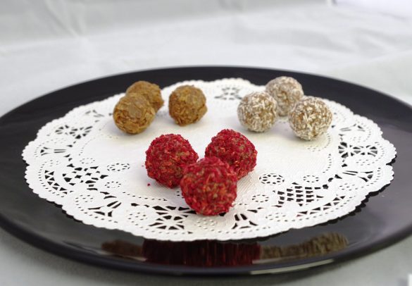 左から、ミルクキャラメル、ラズベリー＆チーズケーキフレーバー、ミルクココナッツ