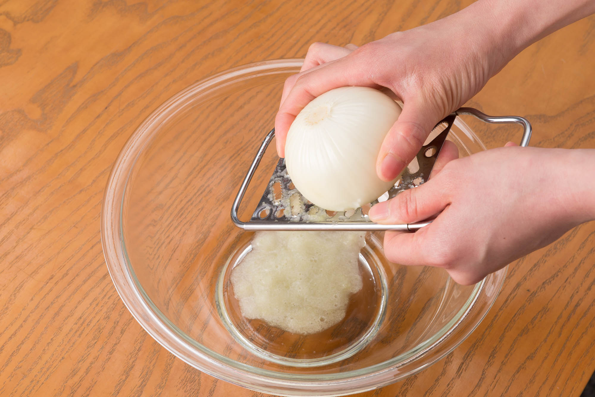 作り方1／おろし玉ねぎ