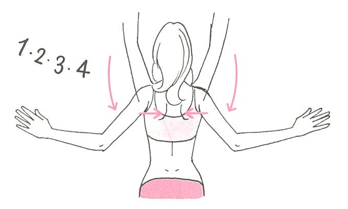 「天使の羽」羽ばたき体操2-2