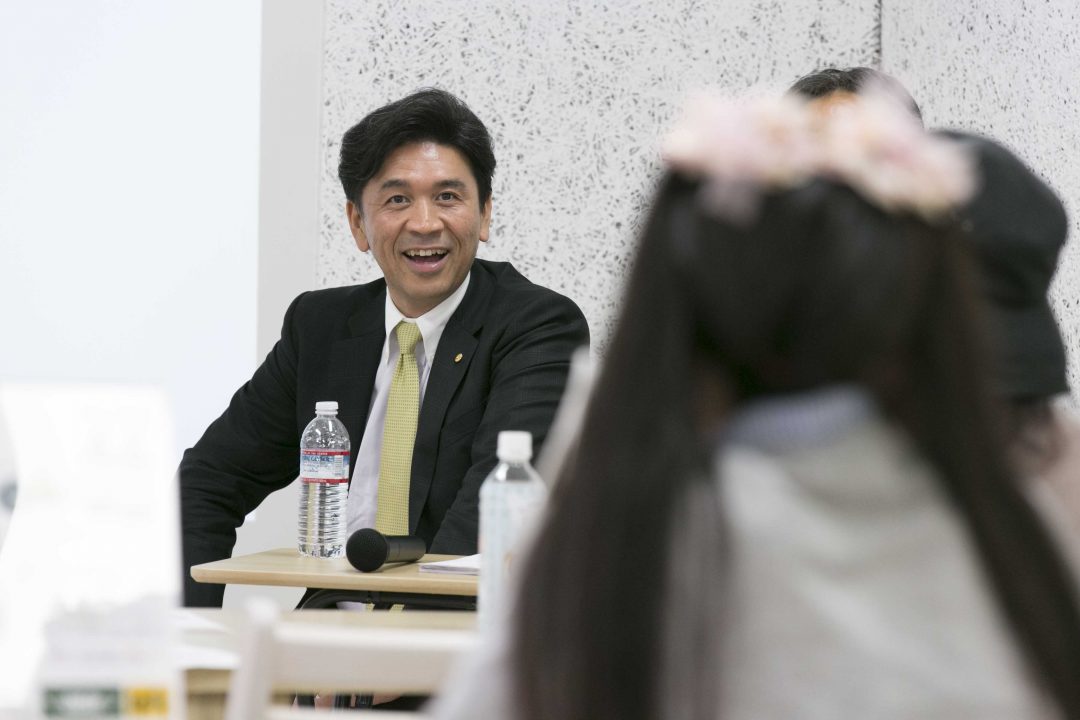 加賀木材の代表取締役・増江世圭社長