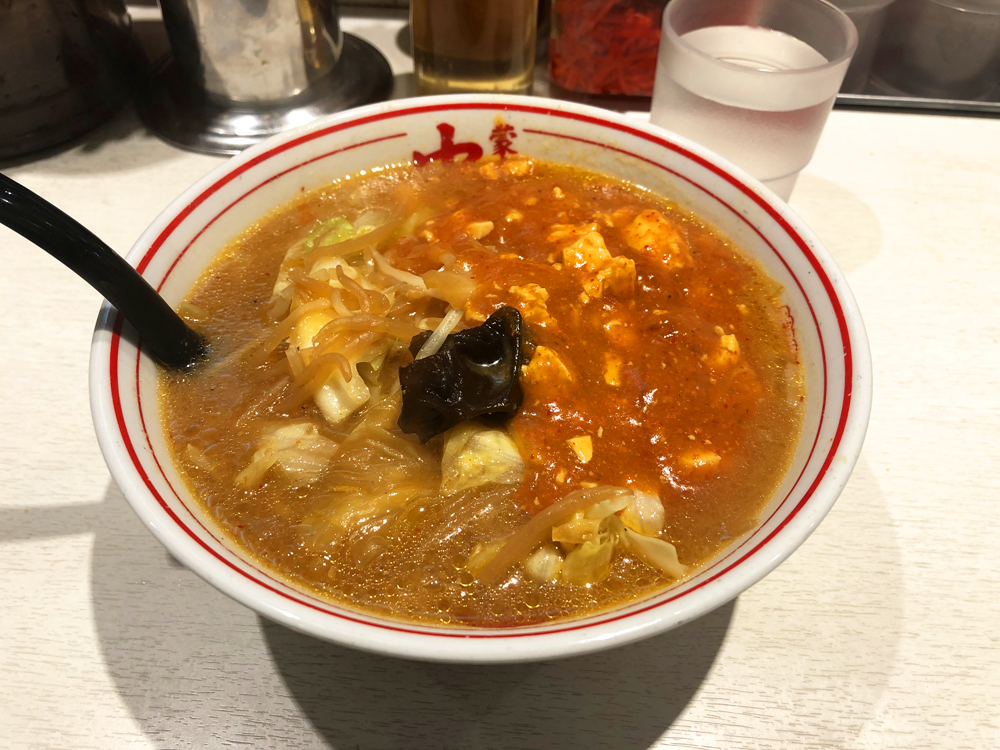 蒙古タンメン中本／糖質オフメニュー（豆腐変更）