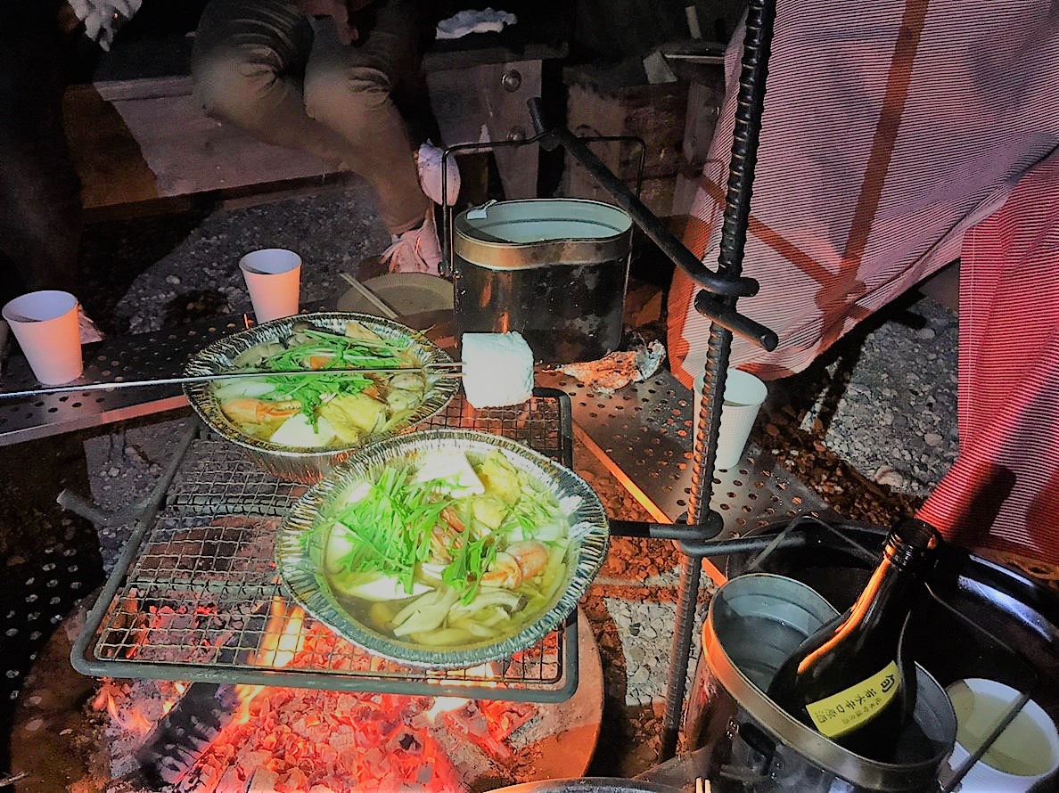 焚火屋火火（たきびやびび）の鍋料理