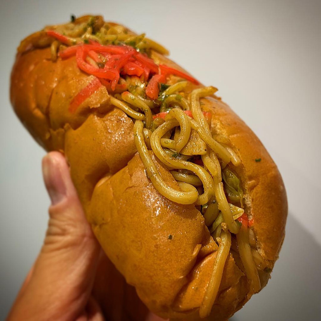 本物の焼きそばパン