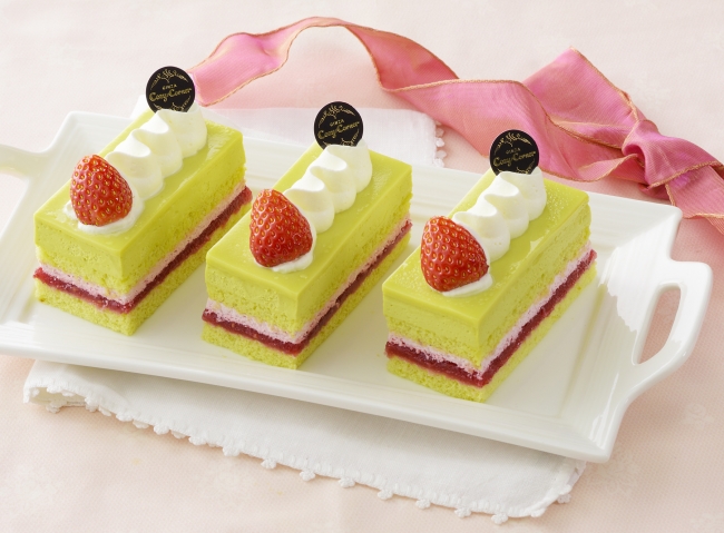 コージーコーナー「苺とピスタチオのケーキ」※公式サイトより