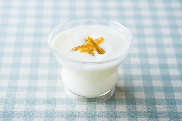 じゃばら果皮の乾物ヨーグルト