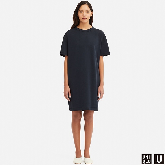 ユニクロU クルーネックTワンピース