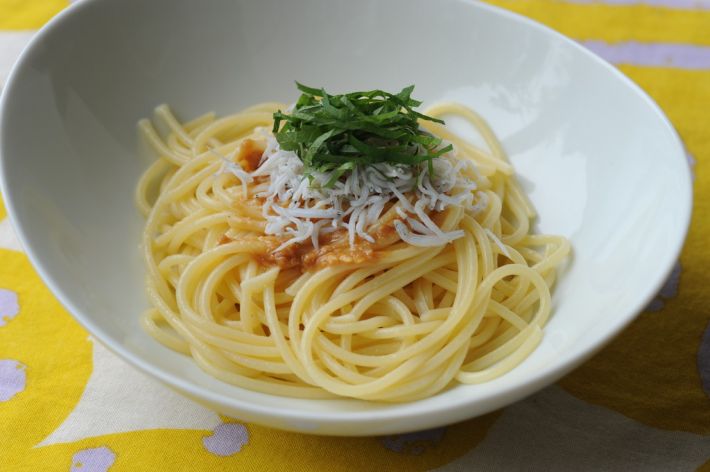 味噌を使ったパスタ