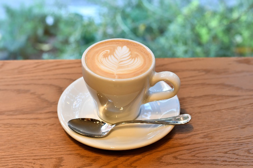 表参道 Single Origin Store（丸山珈琲）ラテアートつきカプチーノ