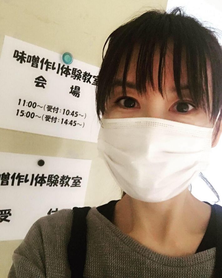 教室前のにらさわ