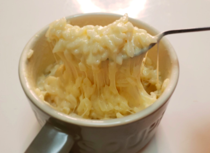 伸びるマグカップリゾット2