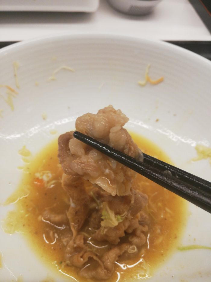 吉野家「ライザップ牛サラダ」牛部分