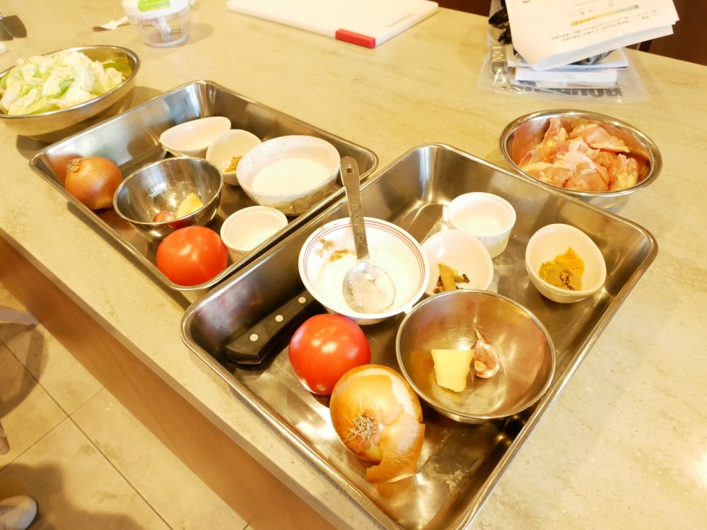 スパイスカレー体験会／カレーの具材
