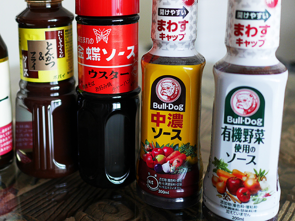 ソースいろいろ