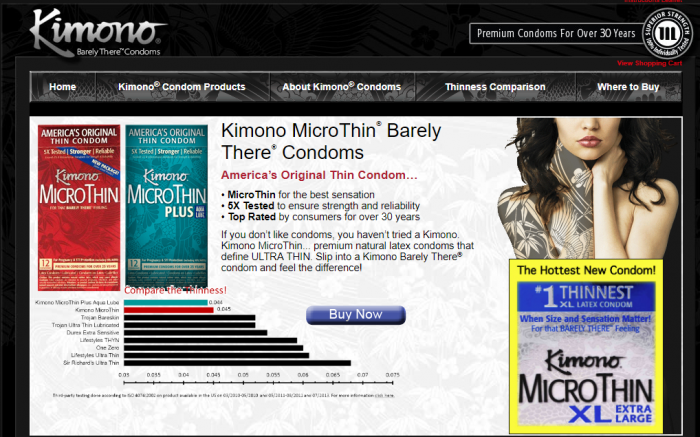 （画像：「キモノ・プレミアム・コンドーム」公式サイトより）