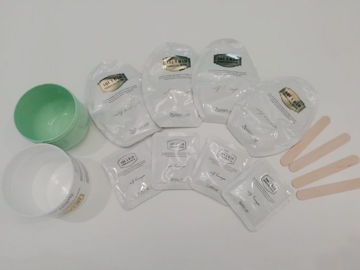 「Aqua Bab Modeling Mask」（4回分入っています）